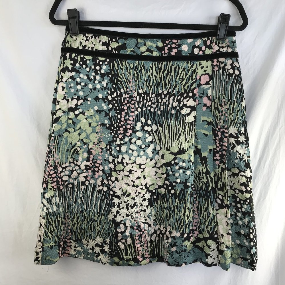 Anthropologie - Beth Bowley - 100% Silk Slip Skirt - Size 6 Knee Length Casual